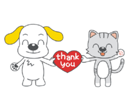 Woof & Meow sticker #10823525