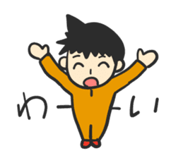 Mr. Orange Man2 sticker #10823572