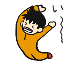 Mr. Orange Man2 sticker #10823573