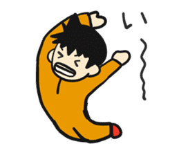 Mr. Orange Man2 sticker #10823573