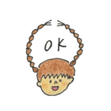 Children's daily life by hand drawing sticker #10823791