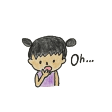 Children's daily life by hand drawing sticker #10823798