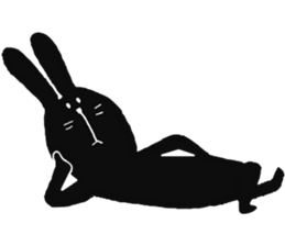 Rabbit jokes low. sticker #10824077