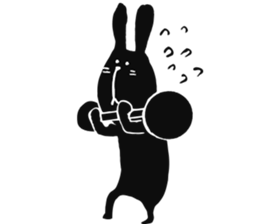 Rabbit jokes low. sticker #10824079