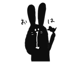 Rabbit jokes low. sticker #10824093