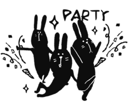 Rabbit jokes low. sticker #10824100