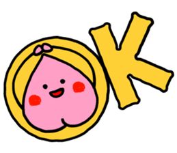 Peach kun sticker #10824187