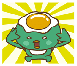 Funny Egg Kappa sticker #10824710