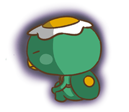 Funny Egg Kappa sticker #10824716