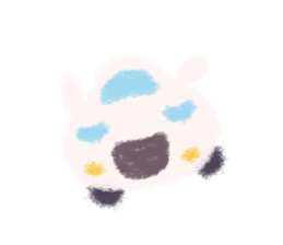 Cute Cotton Candy Car. sticker #10824700