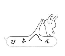 Mini-rabbit appeared sticker #10824821