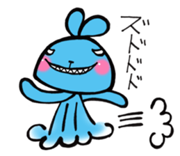 Radio waves!Rabbit alien sticker #10825193