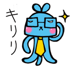 Radio waves!Rabbit alien sticker #10825203