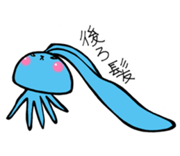 Radio waves!Rabbit alien sticker #10825212