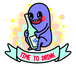 LAZY ALIENS - DRUNK OR BLUE sticker #10825630