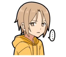 Lost of the boy's vocabulary sticker #10825952