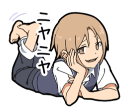 Lost of the boy's vocabulary sticker #10825961