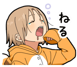 Lost of the boy's vocabulary sticker #10825978