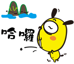 Two bombs and small yellow - life sticker #10826185