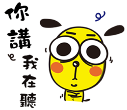 Two bombs and small yellow - life sticker #10826208