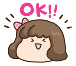 "Mochiko" of the rice cake sticker #10826264