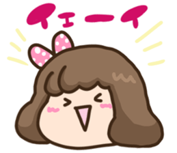 "Mochiko" of the rice cake sticker #10826267