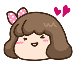 "Mochiko" of the rice cake sticker #10826274