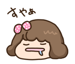 "Mochiko" of the rice cake sticker #10826277