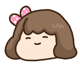 "Mochiko" of the rice cake sticker #10826280