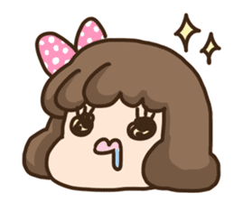 "Mochiko" of the rice cake sticker #10826282