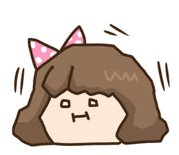 "Mochiko" of the rice cake sticker #10826286