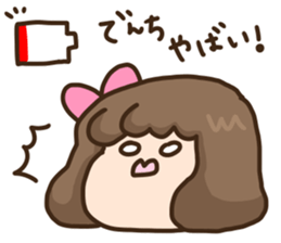 "Mochiko" of the rice cake sticker #10826296