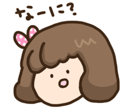 "Mochiko" of the rice cake sticker #10826299