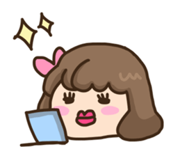 "Mochiko" of the rice cake sticker #10826301