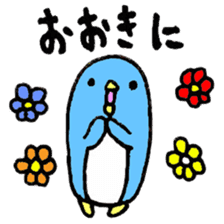 Kansai born penguin Modified version sticker #10827206
