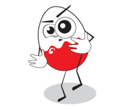 Funny Egg Emoticons sticker #10827482