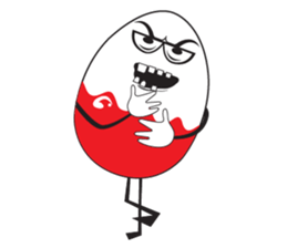 Funny Egg Emoticons sticker #10827497