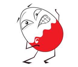 Funny Egg Emoticons sticker #10827498