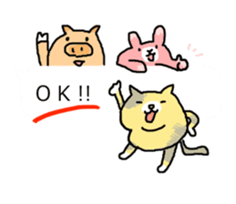 Time of the balloon and the animal sticker #10828691