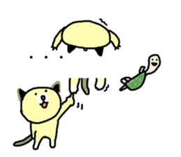 Time of the balloon and the animal sticker #10828693