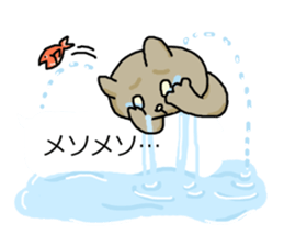 Time of the balloon and the animal sticker #10828695