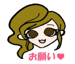 pretty woman nikokyaba sticker #10829565