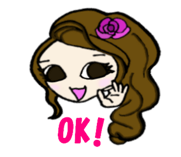pretty woman nikokyaba sticker #10829566