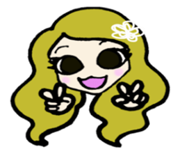 pretty woman nikokyaba sticker #10829569