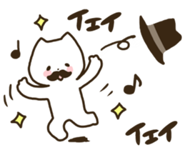 Gentleman cat! sticker #10829992