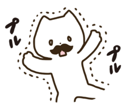 Gentleman cat! sticker #10829999