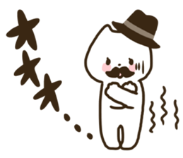 Gentleman cat! sticker #10830000