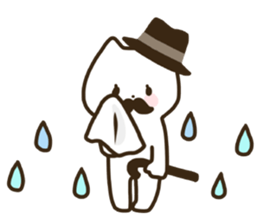 Gentleman cat! sticker #10830002