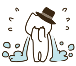 Gentleman cat! sticker #10830003