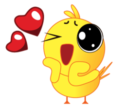 Lovely Chick Chick 2 sticker #10830085
